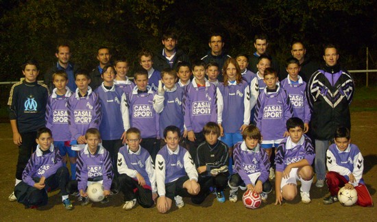 L’équipe des U12 U13